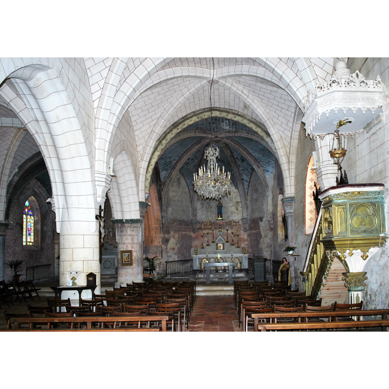 Source caption: "Faleyras Eglise St Gervais"