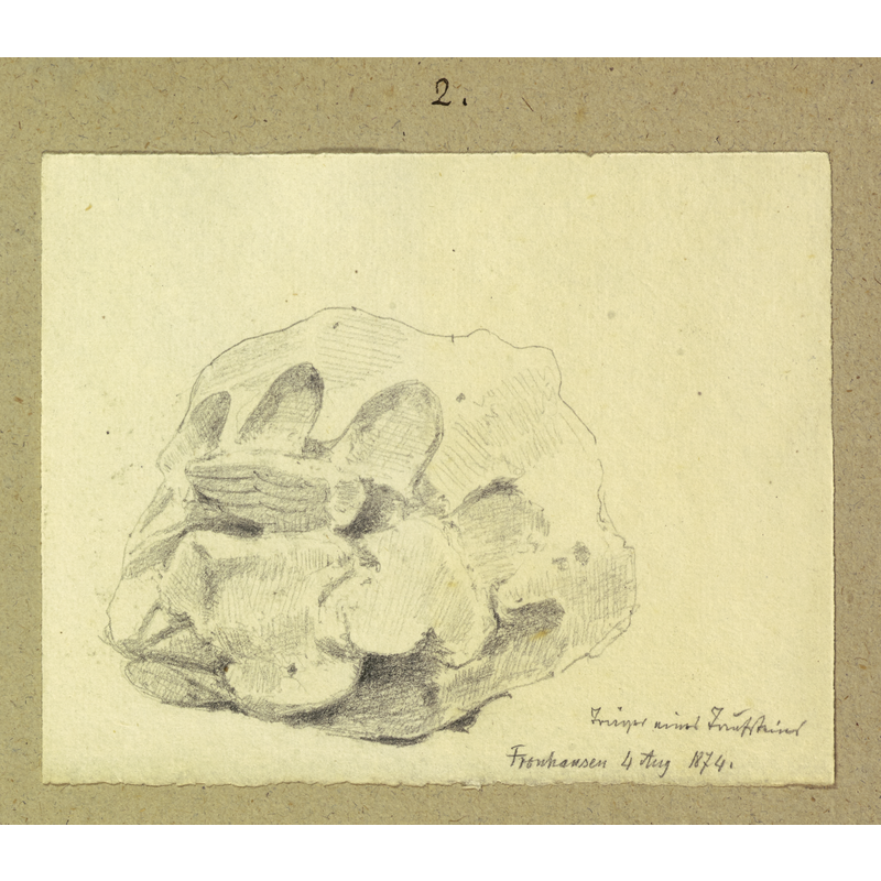 Source caption: "Träger eines Taufsteins in Fronhausen" [cf. FontNotes]