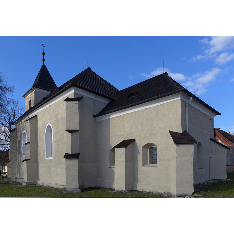 Source caption: "Kostel svatého Martina (Kralice nad Oslavou), v obci, Kralice nad Oslavou"