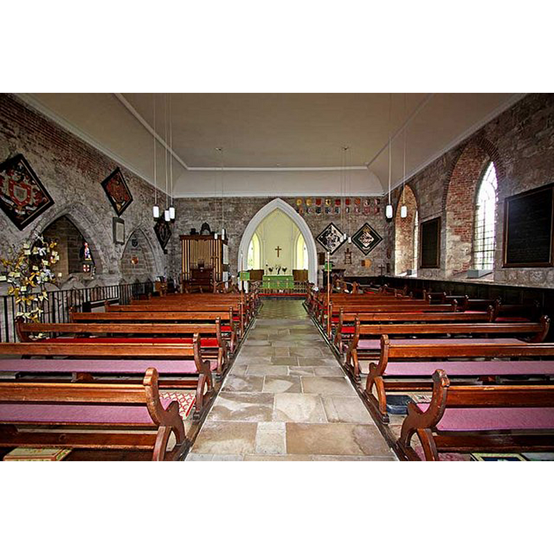 Source caption: "St Nicholas, Mavesyn Ridware, Staffs - East end"