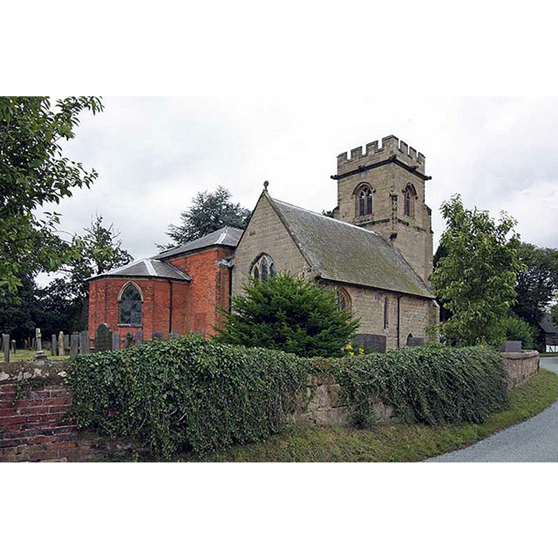 Source caption: "St Nicholas, Mavesyn Ridware, Staffs"