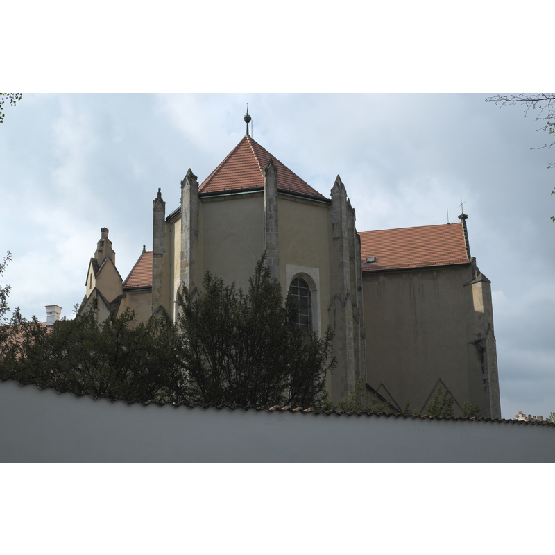 Source caption: "Ehemalige Klosterkirche des Zisterzienserklosters Zlatá Koruna in Zlatá Koruna im Okres Český Krumlov (Südböhmen/Tschechien)"