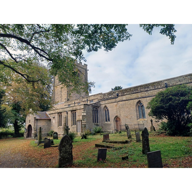 Source caption: " All Saints' Church, Brailsford, Derbyshire, England. 12th century with later alterations and additions, Grade I listed."