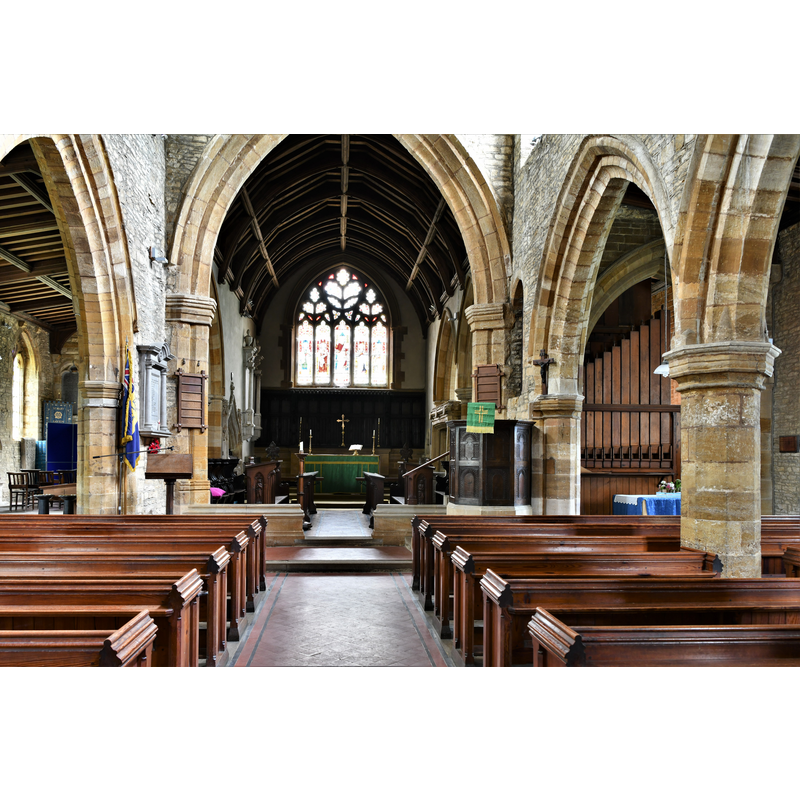 Source caption: "Gayton, St. Mary's Church: The nave"