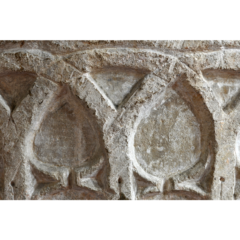 Source caption: "Gayton, St. Mary's Church: Font, seemingly Norman though precise date not known"