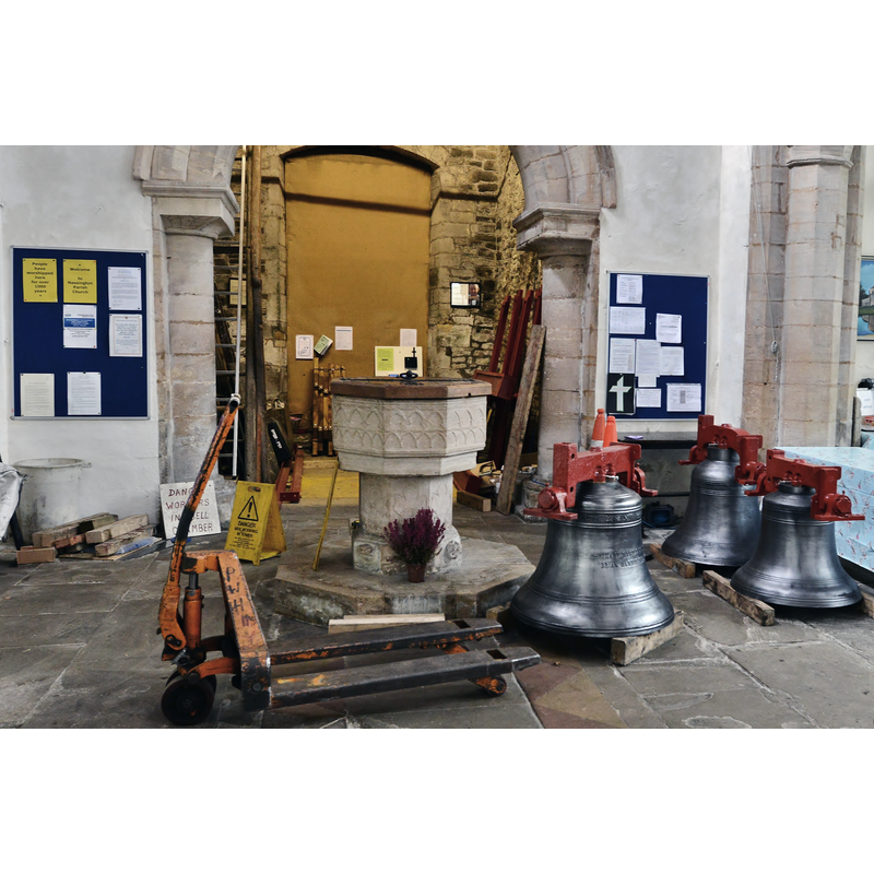 Source caption: "Nassington, St. Mary and All Saints' Church: Bell refurbishment by John Taylor of Peterborough"
