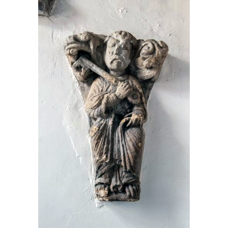 Source caption: "Another of the Norman carvings"