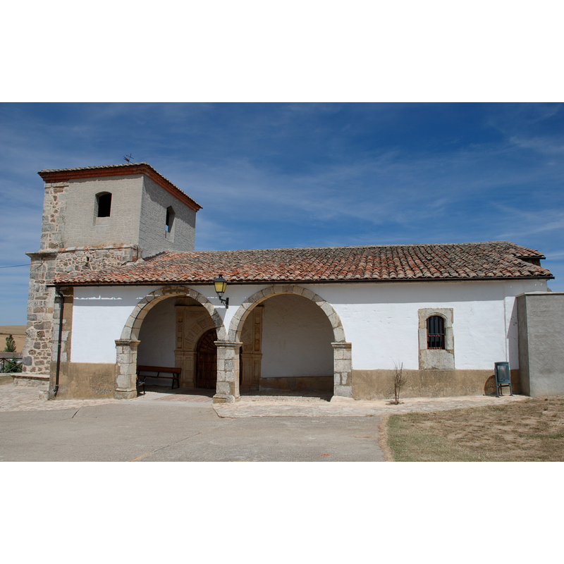 Source caption: "Church of Saint John the Baptist in Olea de Boedo (Palencia, Castile and León)."