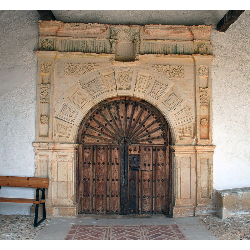 Source caption: "Church of Saint John the Baptist in Olea de Boedo (Palencia, Castile and León)."