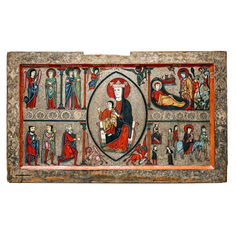 Source caption: "From the parish church of Santa Maria de Cardet (Vall de Boí, Alta Ribagorça). Plandiura Collection, purchased 1932."