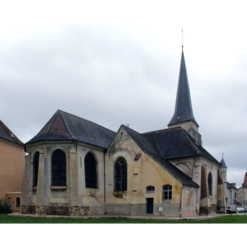 Source caption: "Église Saint-Pierre-et-Saint-Paul de Jouarre."