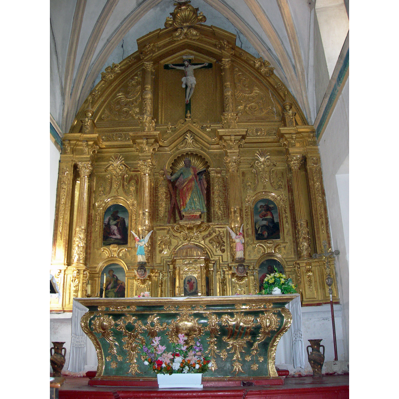 Source caption: "Retablo de la Iglesia de Saraso, Treviño"