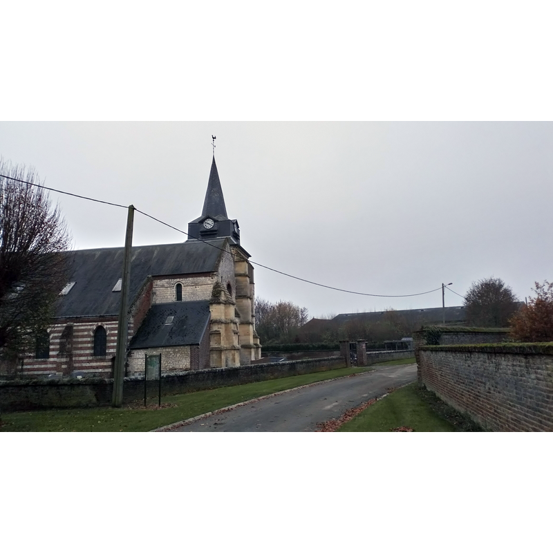 Source caption: "Beaufort-en-Santerre, Somme, France, église Notre-Dame-de-l'Assomption."