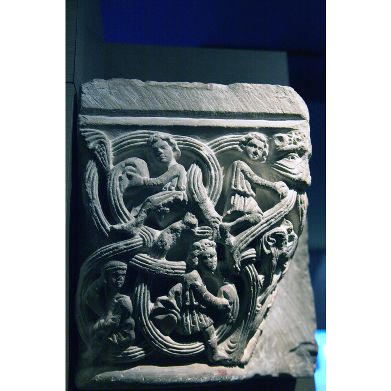 Source caption: "Capitell. Sant Joan de Lleida any 1125-1240" -- perhaps from the medieval church demolished in 1868?