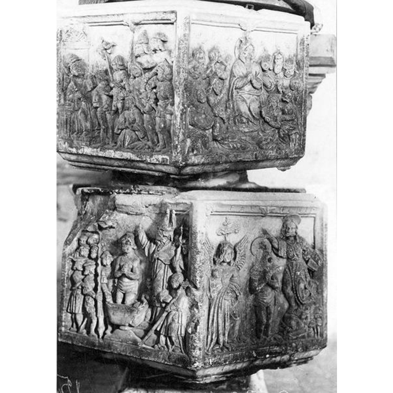 showing the scene in the bottom left quarter of the image