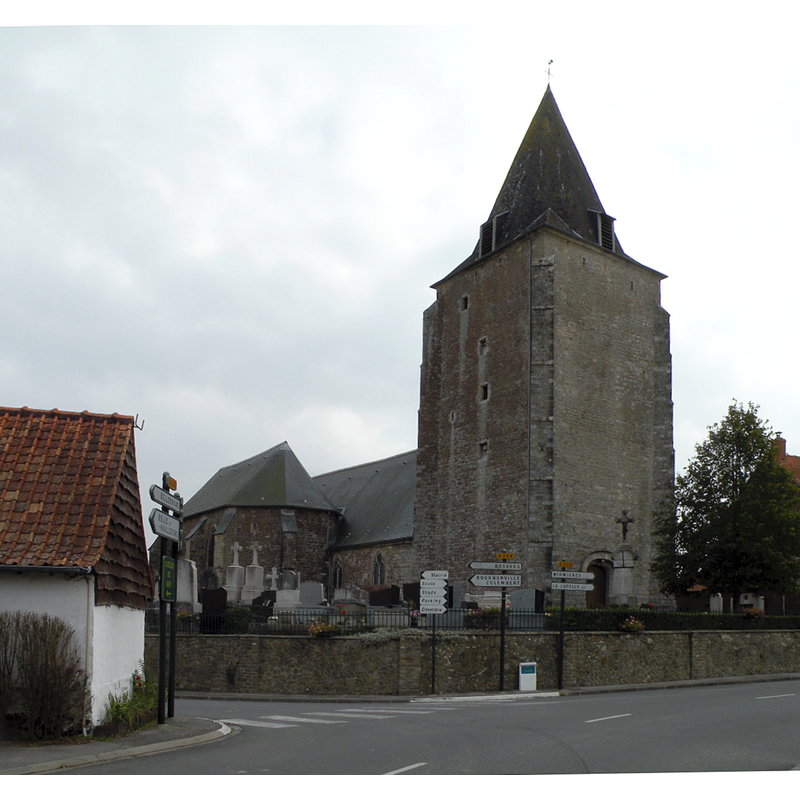 Source caption: "Église de Cremarest"