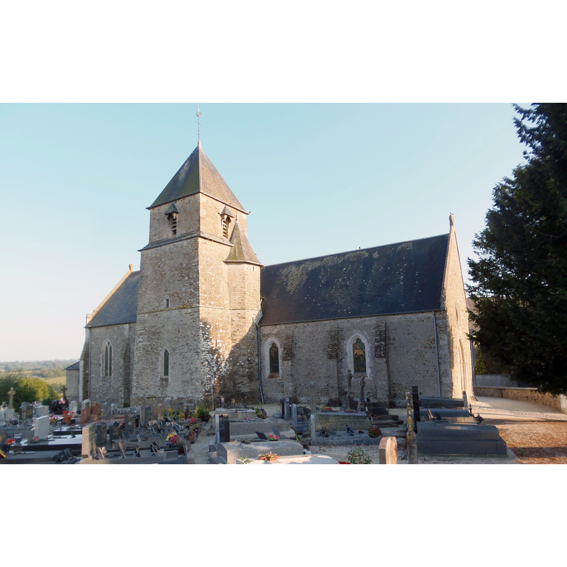 Source caption: "Saint-Ébremond-de-Bonfossé (Normandie, France). L'église Saint-Ébremond."