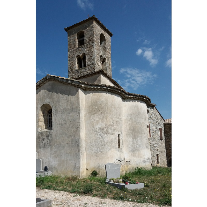 Source caption: "Arrière de l'église de Sauveplantade."