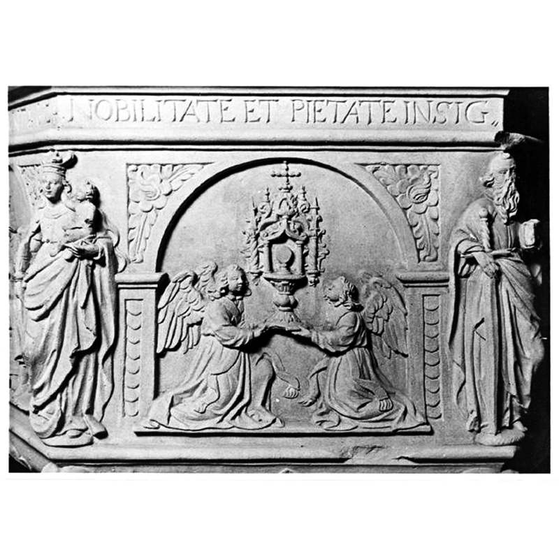 seen here on the right; Madonna and Chirst Child on the left