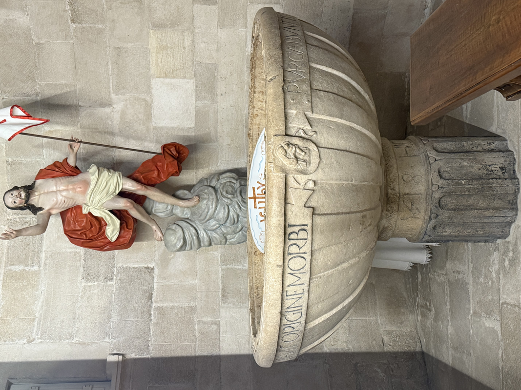 view of the present font