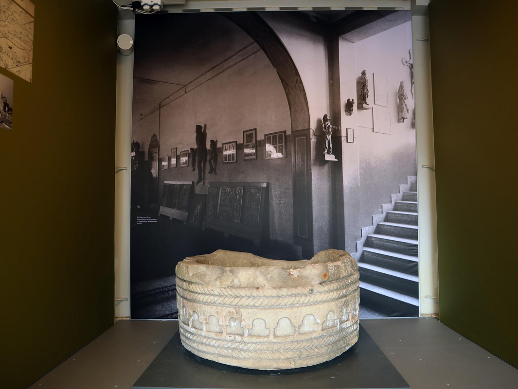 the original basin in the context of the museum