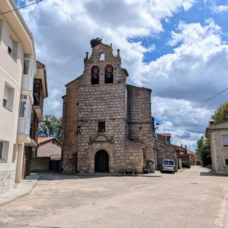 "Parroquia de Nuestra Señora de la Asunción de San Medel, municipio de Cardeñajimeno, provincia de Burgos (España)."