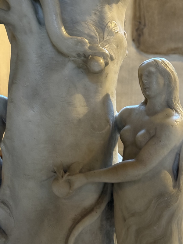 Forming the stem, with the top leaves around the underbowl