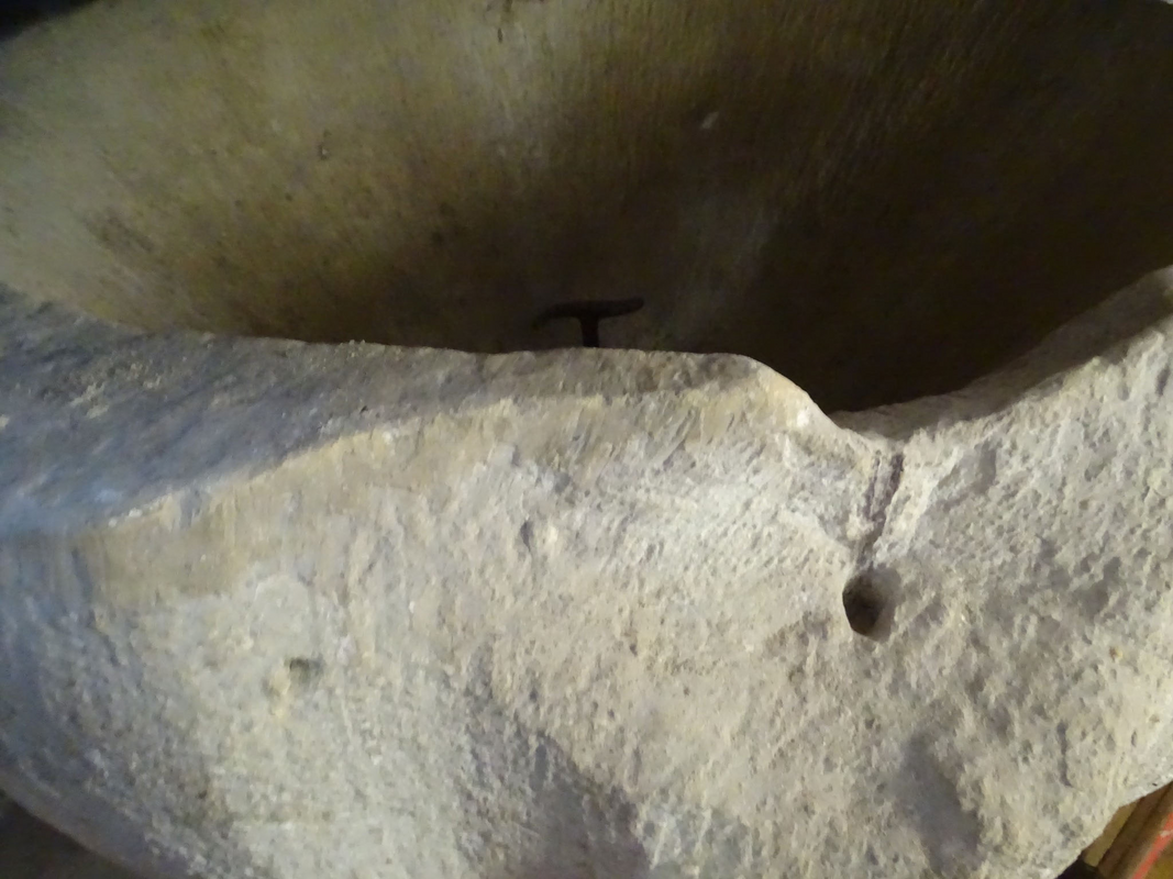 showing the considerable damage to it