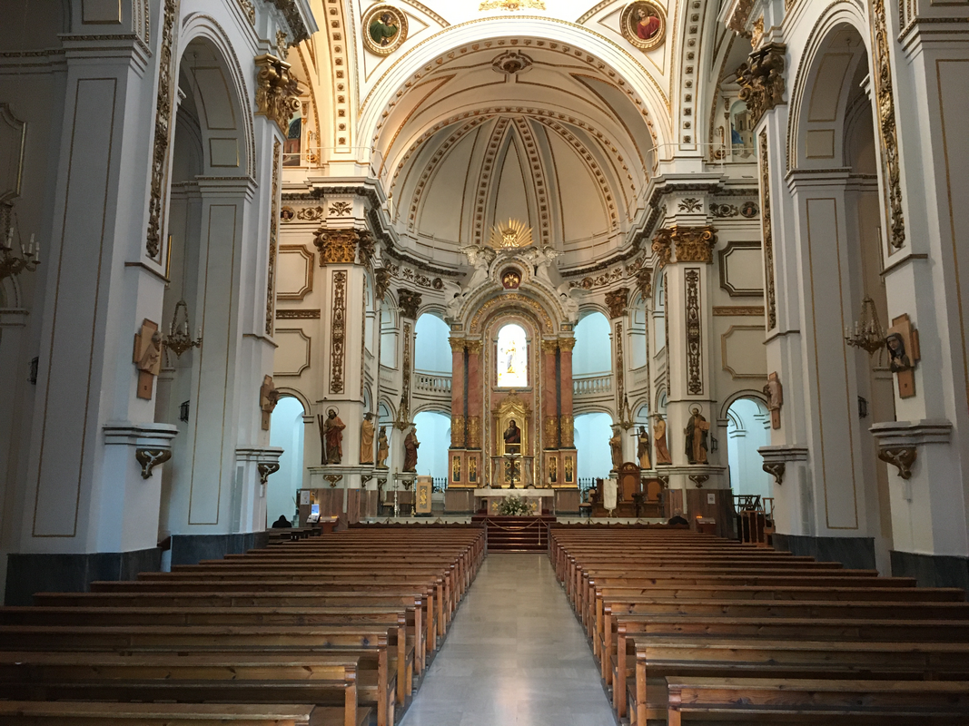"Interior of Església de la Mare de Déu del Consol d'Altea"