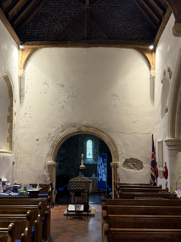 showing the font in the context