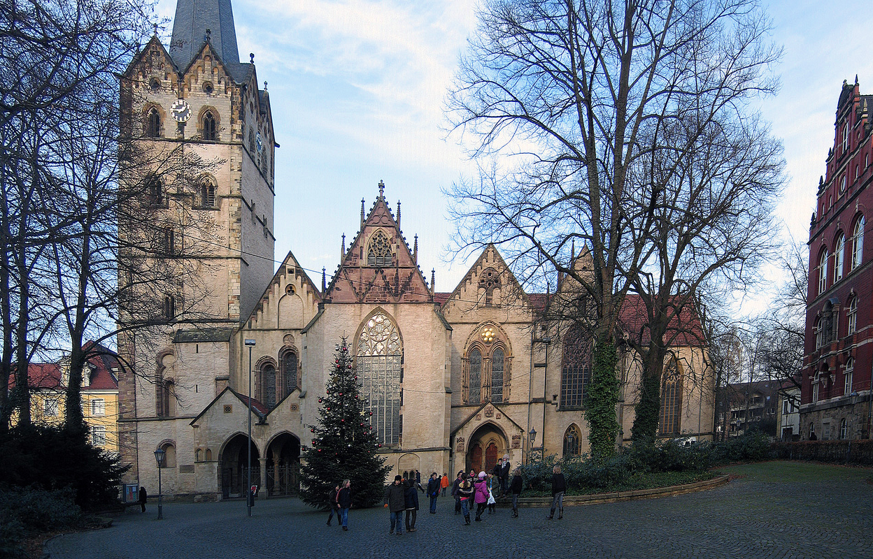 "Münsterkirche in Herford, Kreis Herford, Nordrhein-Westfalen."