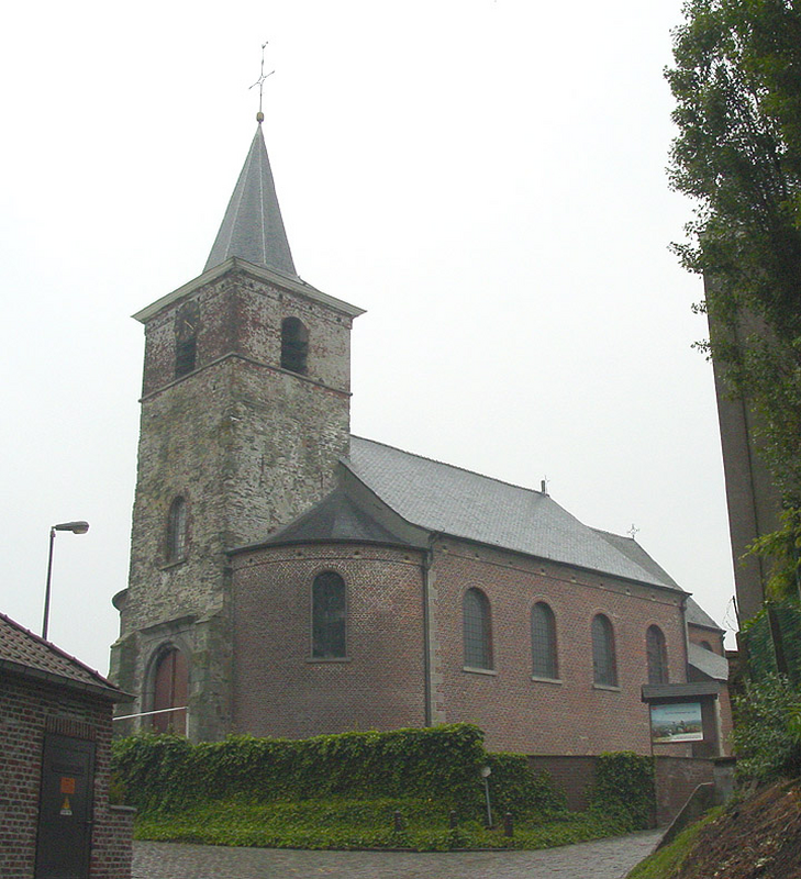 "Church in Bogaarden, municipality of Pepingen, Belgium."