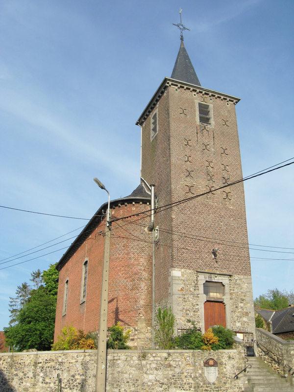 "Sint-Lambertuskerk in Petit-Hallet / Eglise Saint-Lambert à Petit-Hallet / Church of Saint Lambert in Petit-Hallet, Hannut, Liège, Belgium"