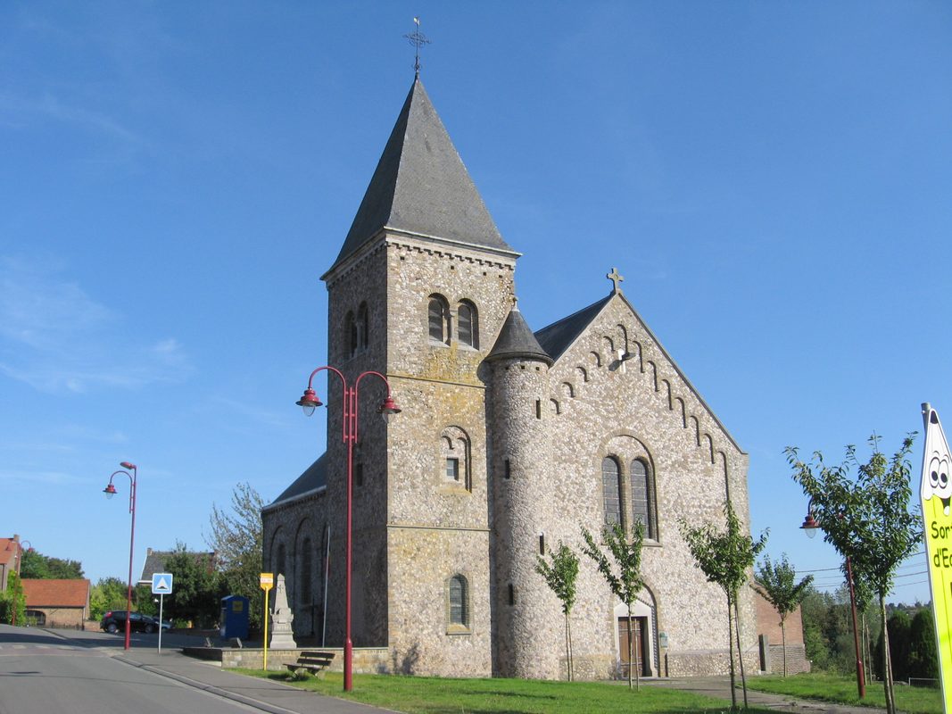"Church of Saint Martin in Avennes, Braives, Liège, Belgium / Sint-Martinuskerk in Avennes / Eglise Saint-Martin à Avennes"