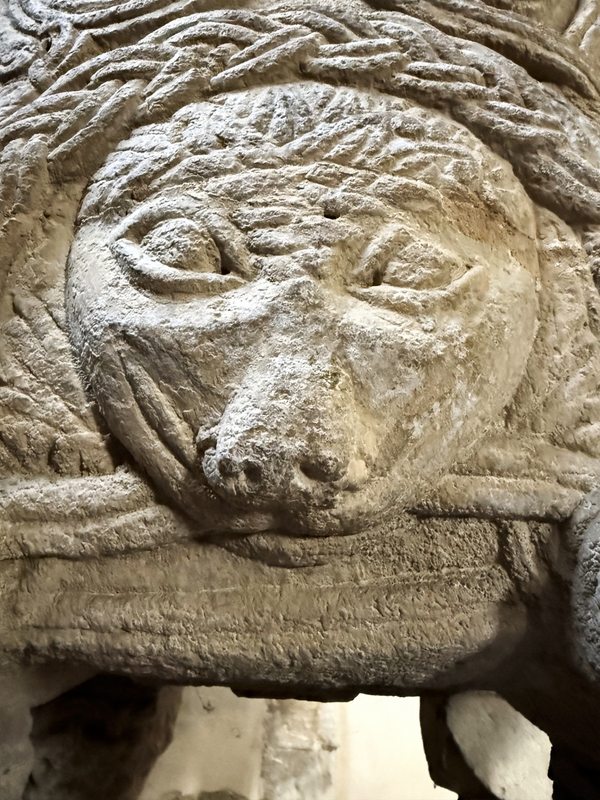 like the other three, framed by a 2-strand braid