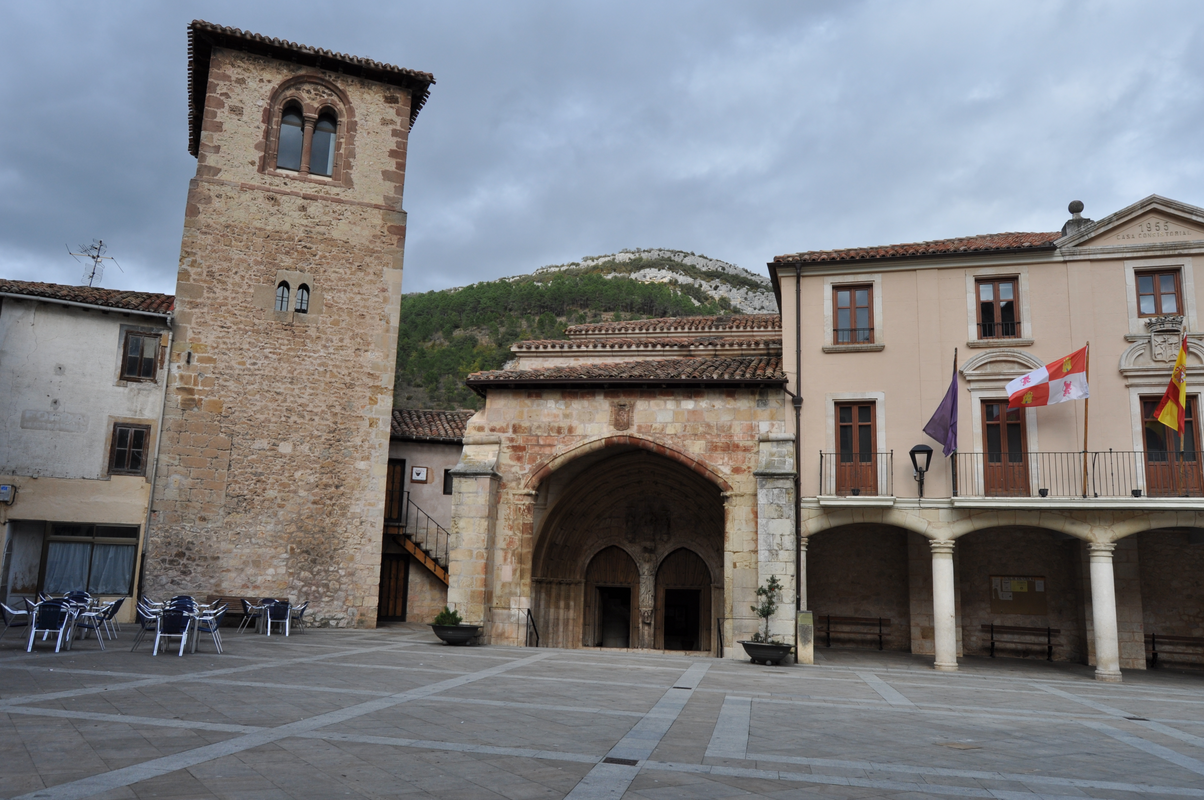 the church and the town hall, cheek by jowl