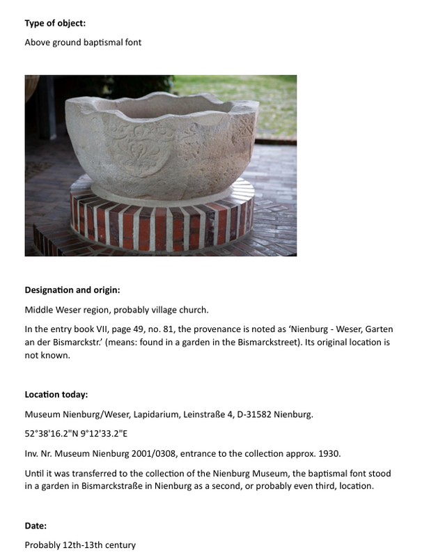 [Museum Nienburg/Weser file -- detail]