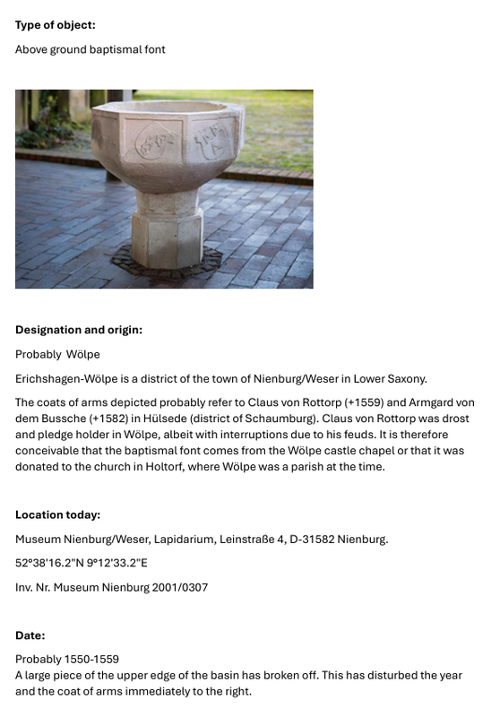 [Museum Nienburg/Weser file -- detail]