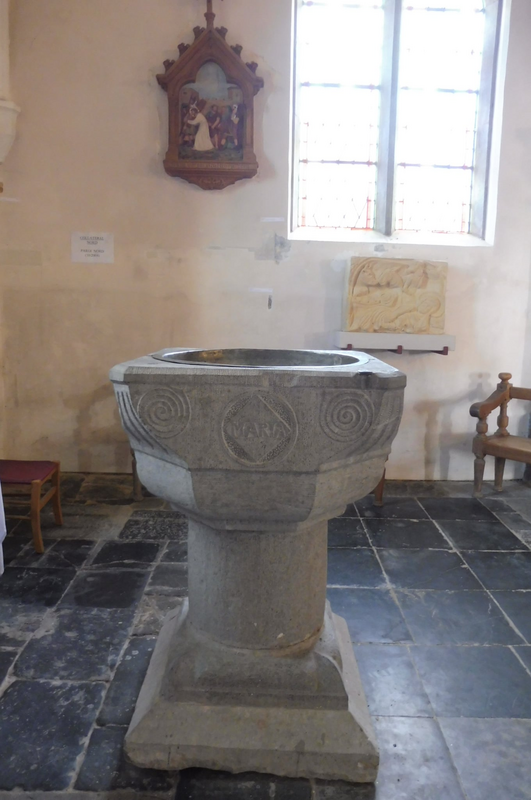 showing the re-carving of ca. 1850