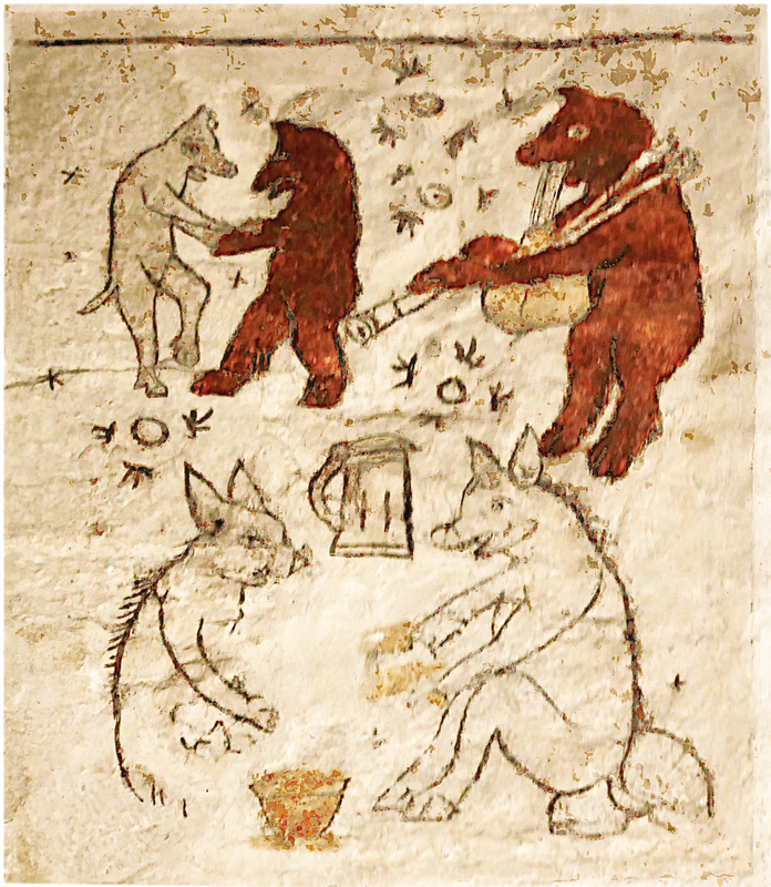 "Sankt Pouls Kirke Bornholm/ Dänemark - Bären und Wildschweine / Sankt Pouls Kirke Bornholm/ Denmark - Bears and wild boars / Sankt Pouls Kirke Bornholm/ Danmark - Bjørne og vildsvin"