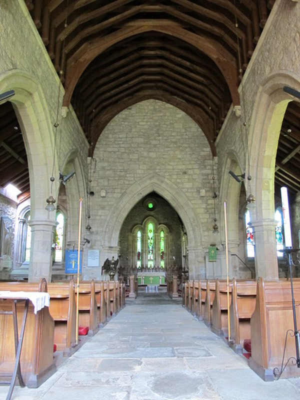 "St. Mungo's Church, Simonburn - nave"