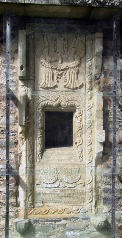 detail in the sacrament house by the old church