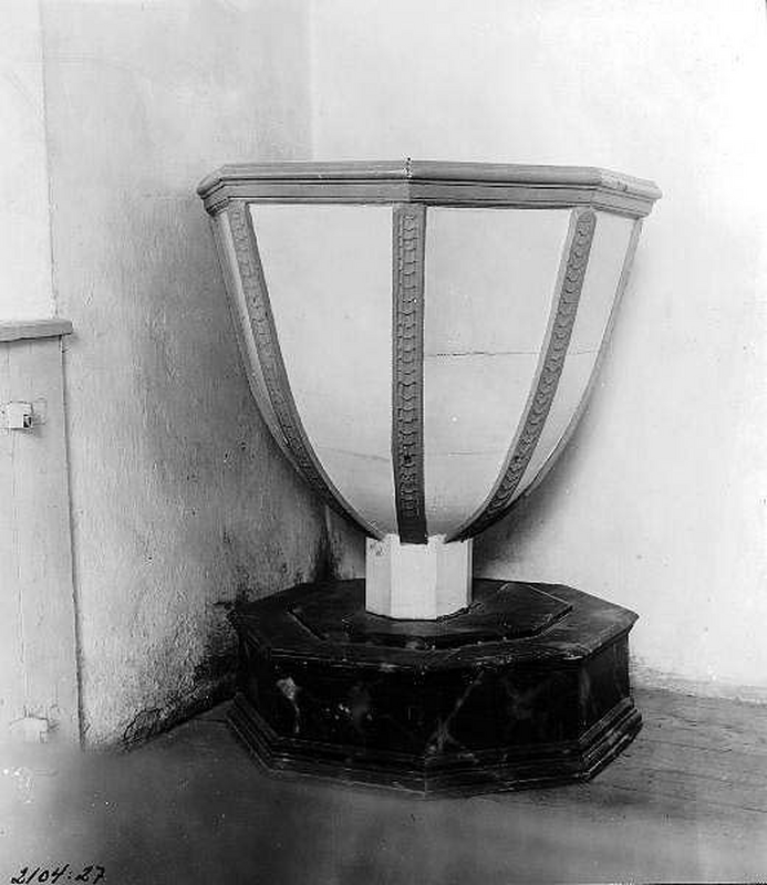 "Dopfunt från 1600-talets förra del."