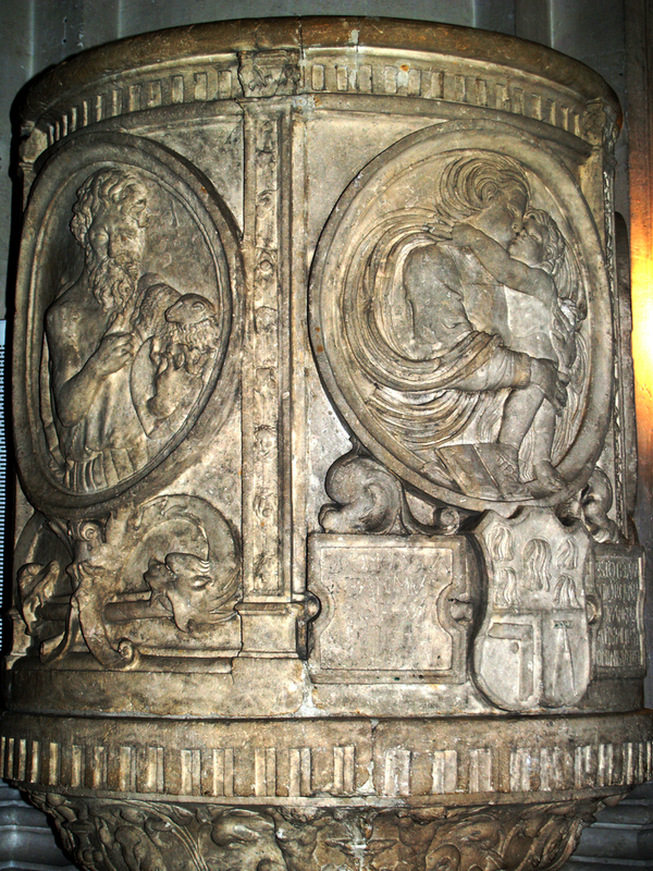 "Burgos. Iglesia de San Lesmes. Púlpito, s. XVI."