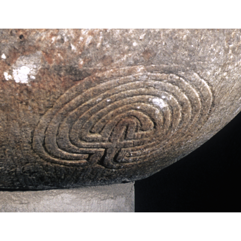 a labyrinth? / a cross within concentric circles?