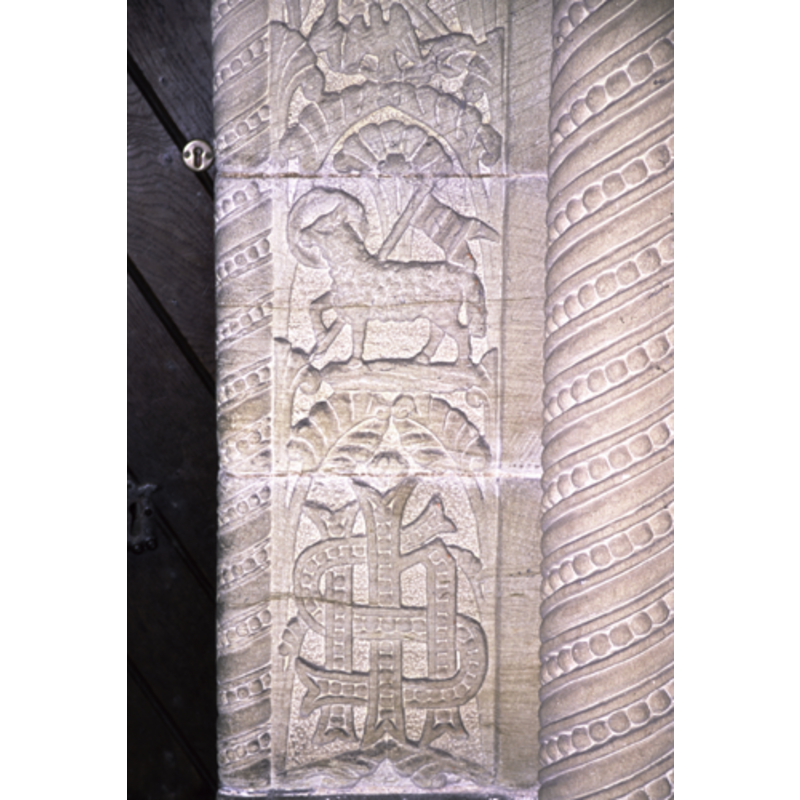 detail of the portal