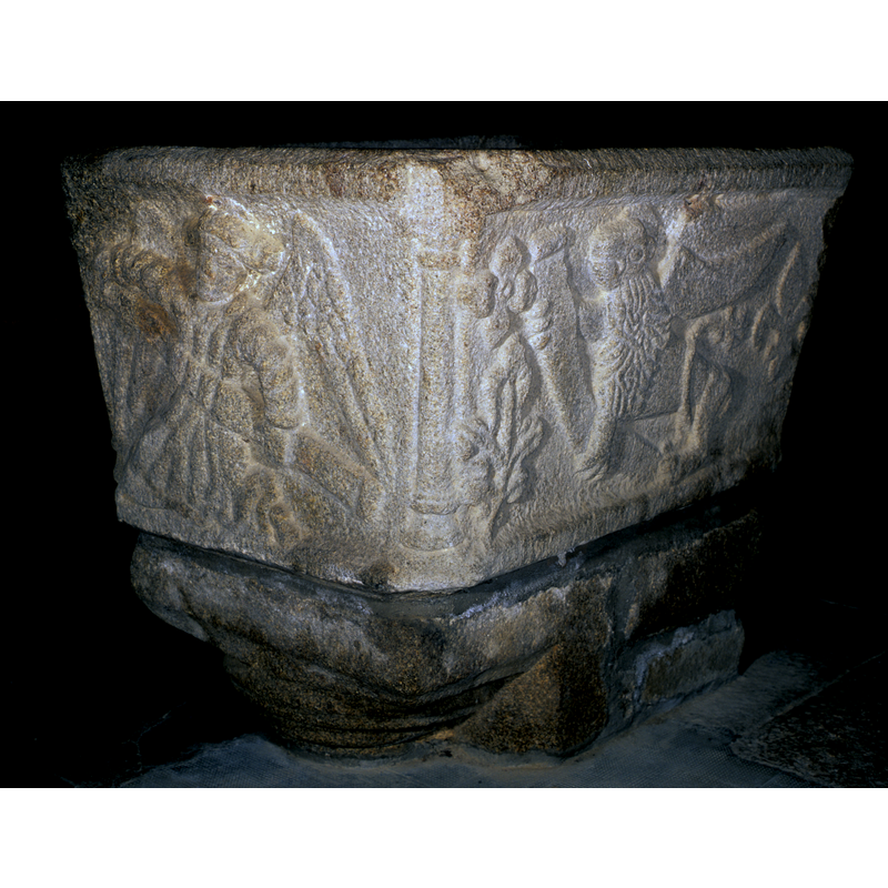 with symbols for Matthew (left) and Mark (right)