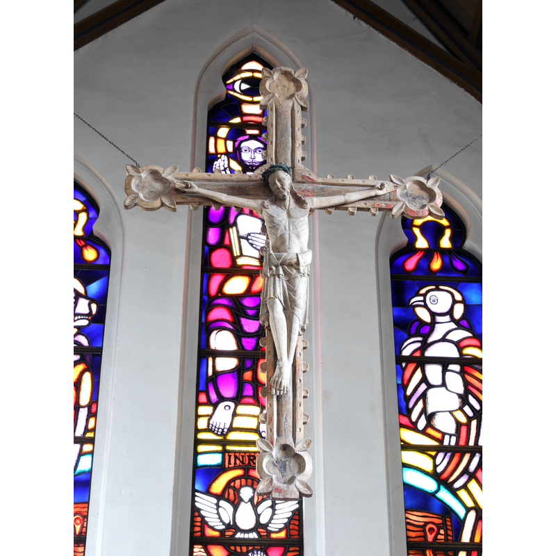 the mid-13thC Crucifix