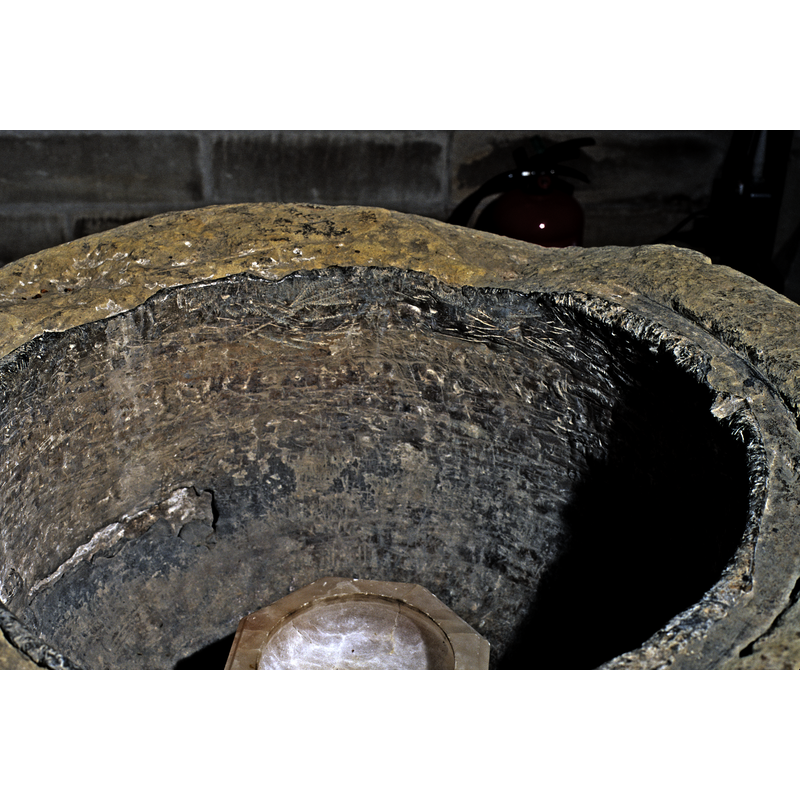 showing the old lead lining