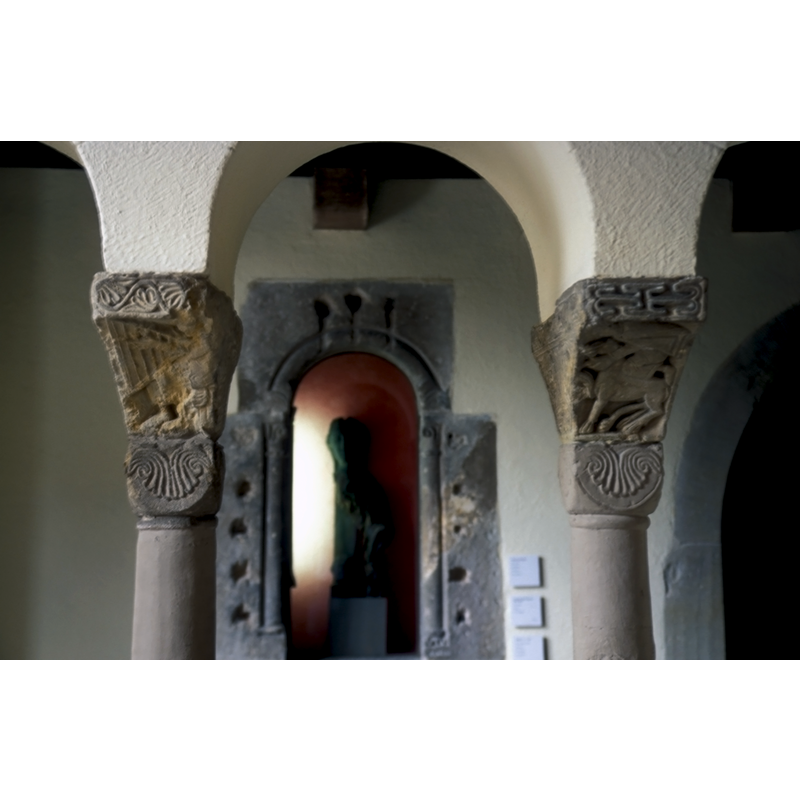 from the original mid-12thC cloister at Eschau, moved to the Musée de l'Oeuvre de Notre-Dame, Strasbourg